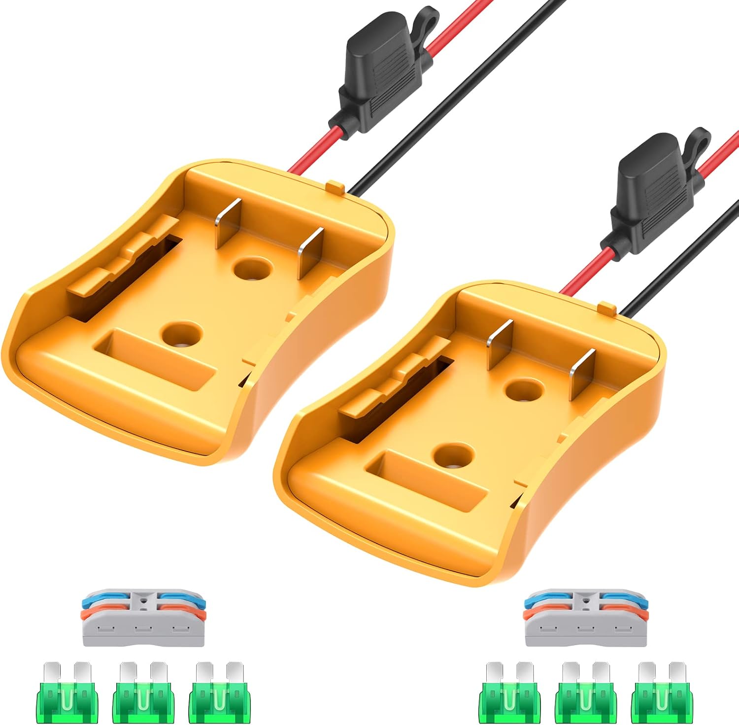 RVBOATPAT 20V Dual Battery Adapter for Power Wheel